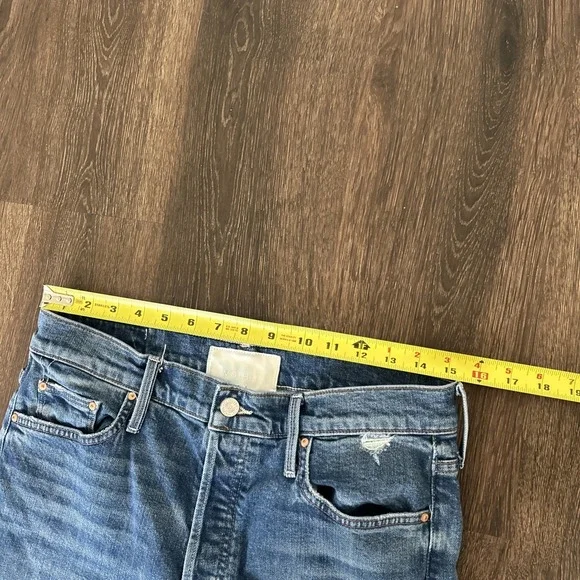 Mother Superior Jeans The Tomcat Playing With Scissors Sz 32 Med Blue Distressed - Picture 9 of 12